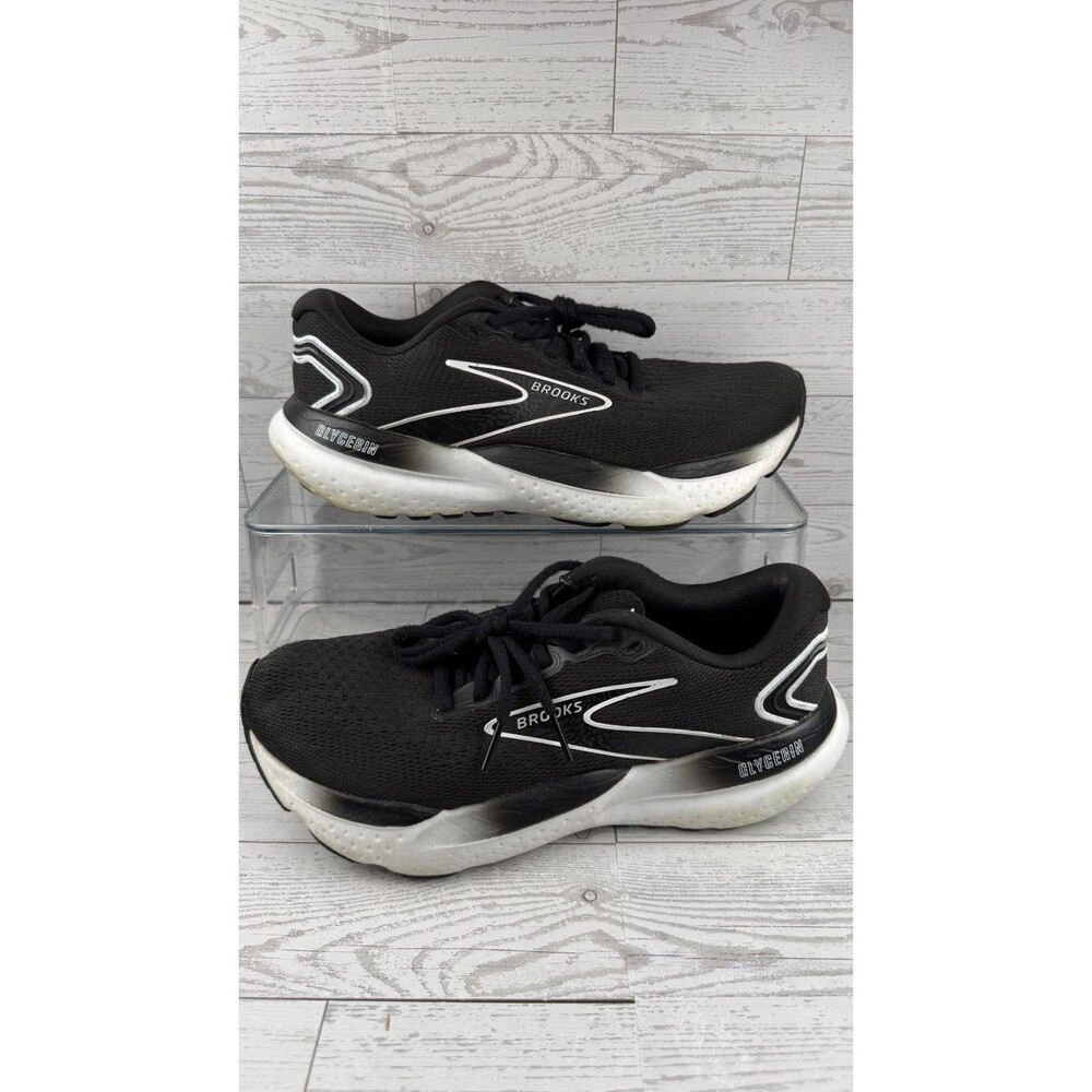 Brooks Glycerin 21 1204081B090 Black 8B Womens Sneakers Knit Running Shoes #957